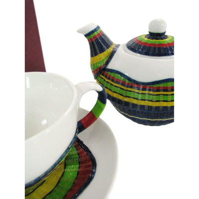 Bloomsbury Market Graton Striped Teapot Set
