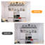 5 - Light 110cm Farmhouse Metal Dimmable Flush Mount