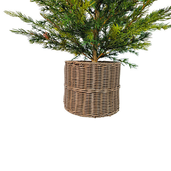 SEASONAL GREENERY TREE PINE BSKT 4FT