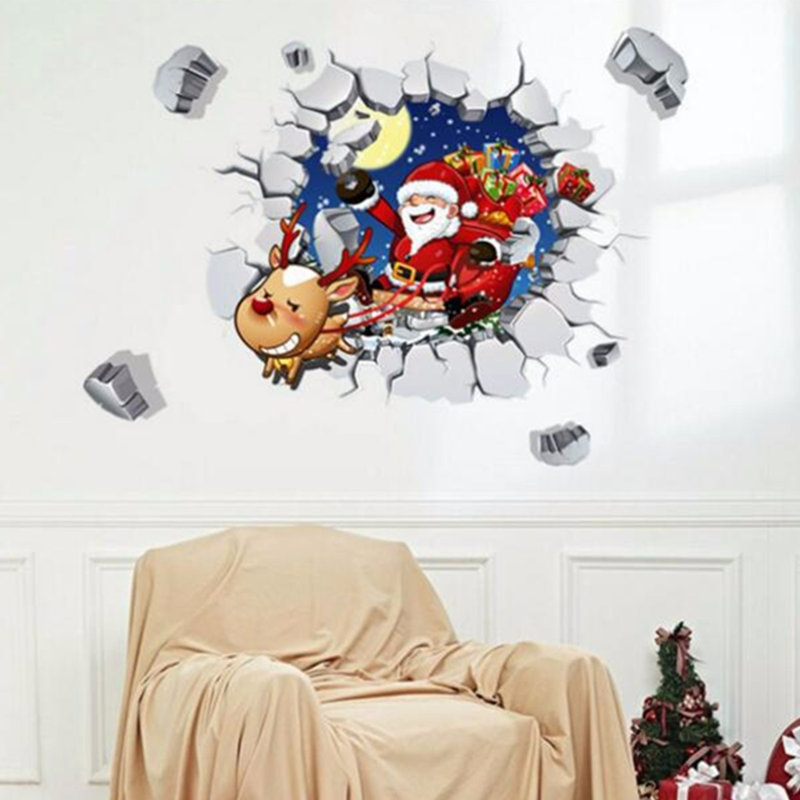 PVC Santa Claus Wall Sticker