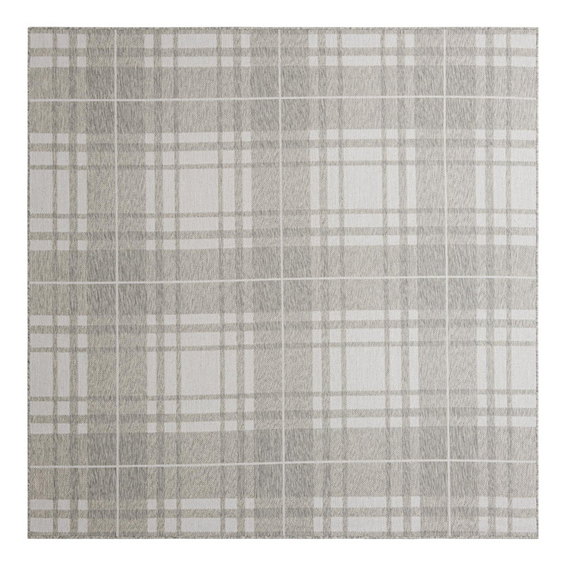 Tapis intérieur / extérieur Talih, Carré 7 pi 10 po