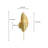 Steel Candle Wall Light