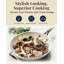 Gotham Steel Cream 14'' Ultra Nonstick Ceramic Family Pan with Helper Handle