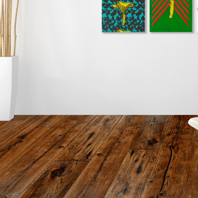 Plancher de bois franc d'ingénierie Hickory
