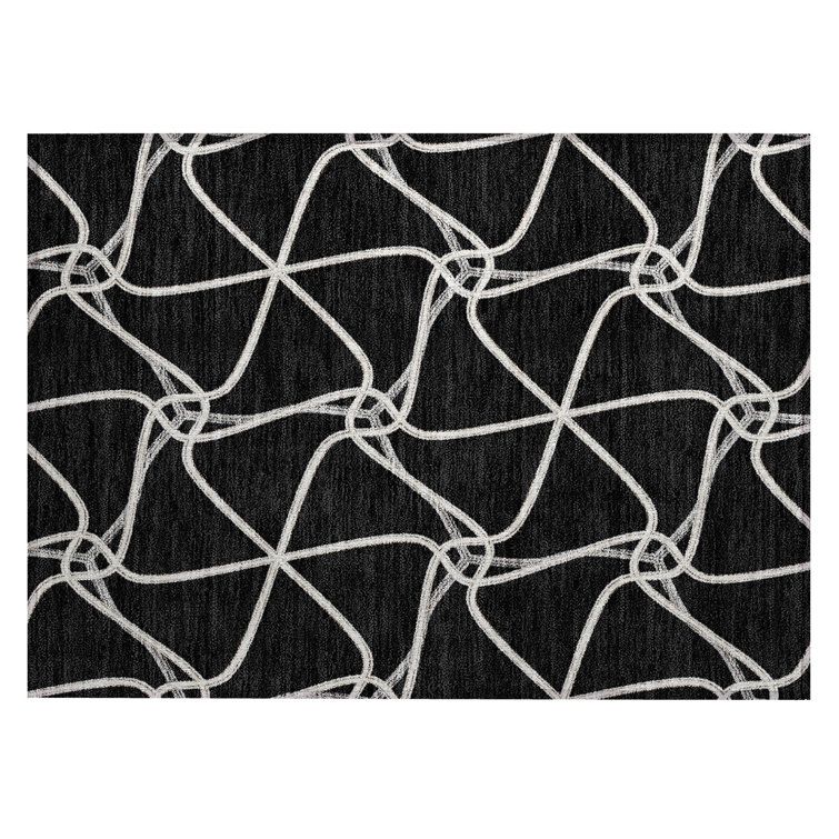  Aleg Area Rug with Non-Slip Backing