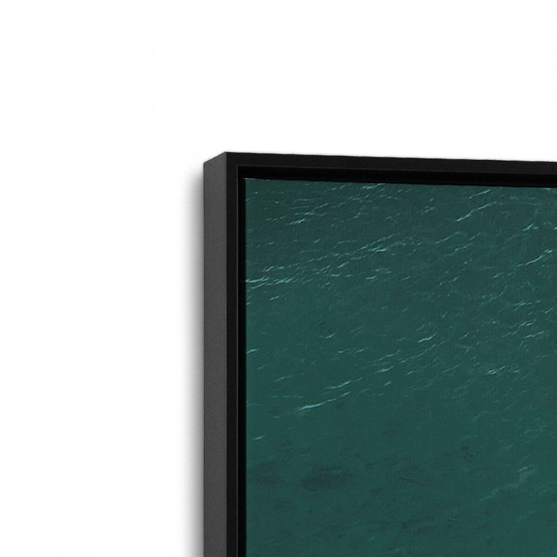 Impression sur toile Pier Paradise, H 18,75 po x l 12,75 po x P 1,75 po, Cadre flottant noir satiné