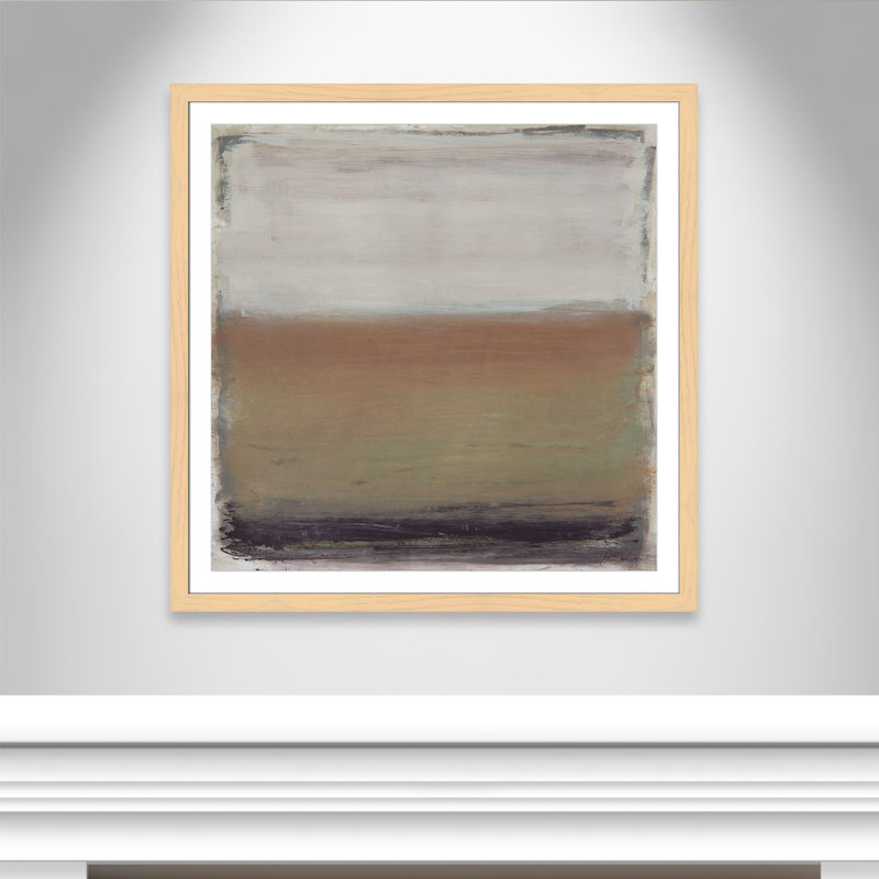 «Arizona Print» par Casa Fine Arts, Impression encadrée naturelle avec passe-partout, H 42,5 po x l 42,5 po x P 1,25 po