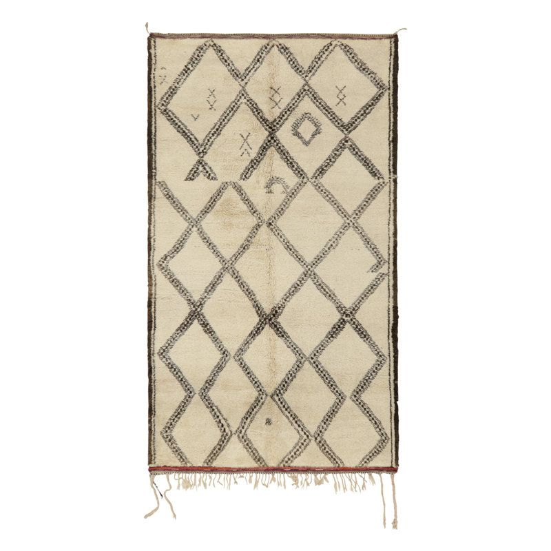 One-of-a-Kind 6’7”x11’9” Hand Knotted Area Rug