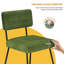 Chaise d'appoint rembourrée en velours Nikitia-515227048