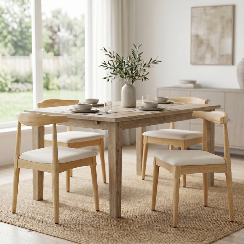Solid Dining Chair 4 Sets
