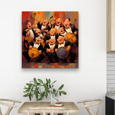 Musical joy - 32"x32" art on canvas