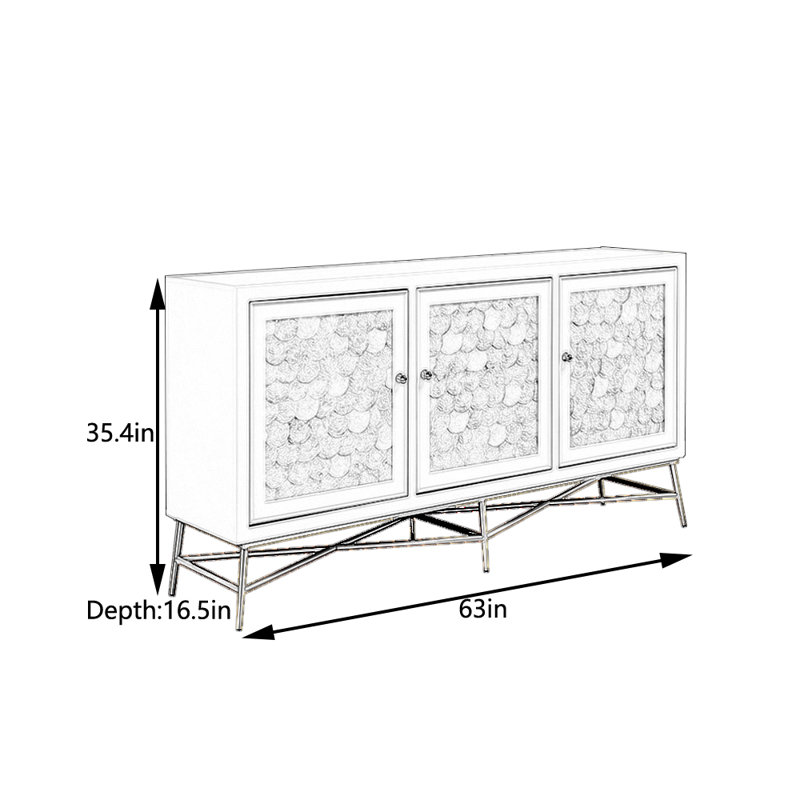 Buffet bas minimaliste moderne