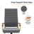 Humairaa Leather Office Chair – Executive Task Chair with Swivel, Adjustable Height & Gold Base for Home Office or Conference Room-325982887