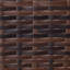 Chaise berçante d'extérieur en osier avec siège large Outsunny