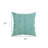 20" Aqua Striped Cotton Throw Pillow