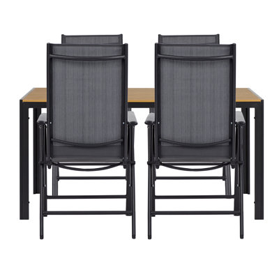 Krittika 4 - Person Patio Dining Set with Rectangular Table