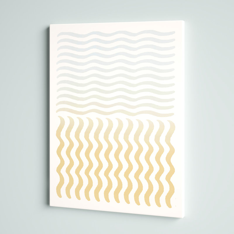 Alvaro " Abstract Neutral CLV " by ChiChi Decor, 40'' H x 30'' W x 1.5'' D