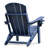 All - Weather Folding Chair Of 2, Patio Lawn For Garden, Backyard, Balcony, Navy Blue, Ergonomic Design, Water Resistance , Deck, Foldable And Easy To Maintain, Frame-1474740111