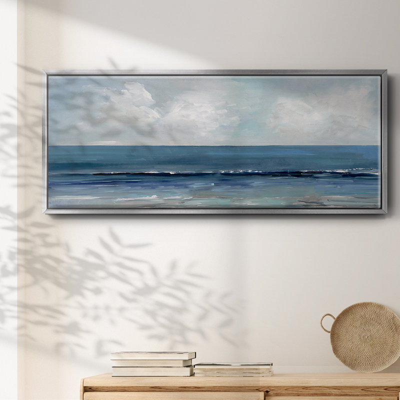 Blue Seas- Framed Canvas