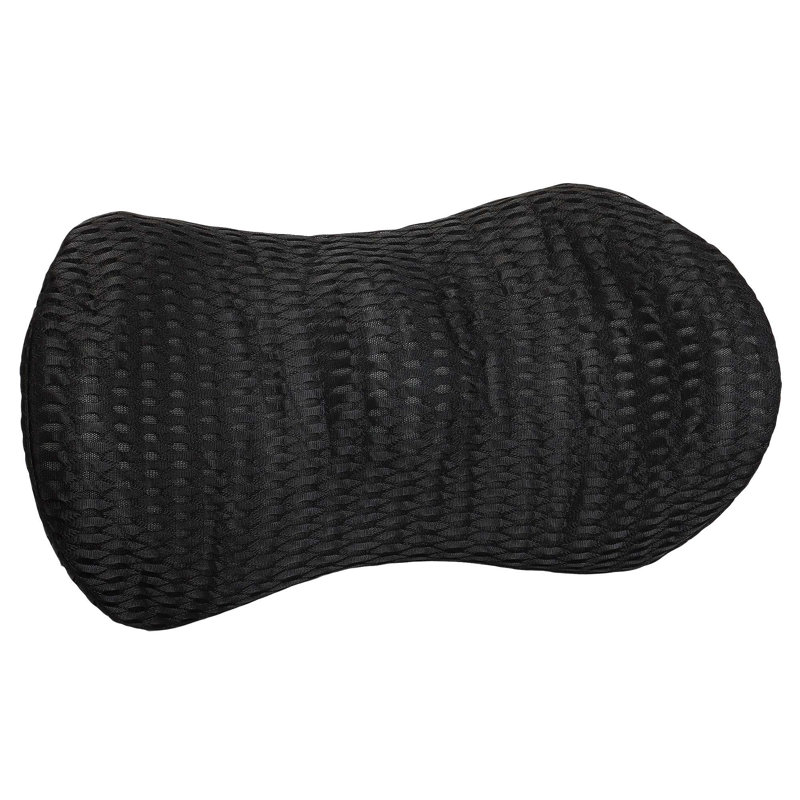 Coussin lombaire ergonomique en mousse à mémoire de forme pour chaise de bureau et siège d'auto, Noir, noir, noir, noir