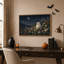 Art mural blanc sur toile Halloween-509240043