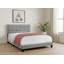  Structure de lit tapissier Madison Grey
