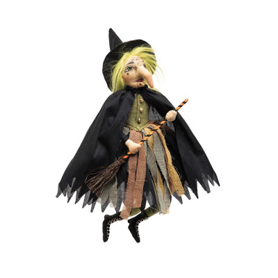 Hortense Little Witch Joe Spencer Gathered Traditions Halloween Art Doll Figure