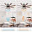 Nicola 66'' 8-Blade Black Farmhouse Ceiling Fan with Light Kit and Remote Control