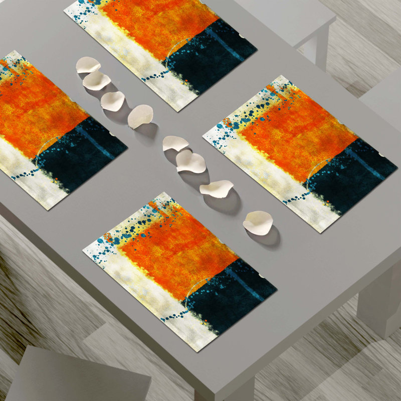 Napperon abstrait en polyester