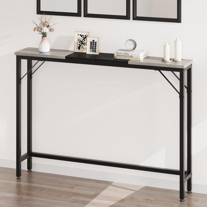 Console 39,4 po Quailie, gris