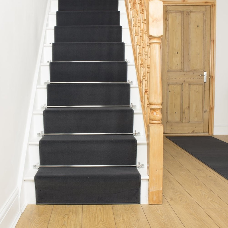 Stair Runner Alverton Solid Colour Indoor Area Rug, Runner 570cm x 60cm