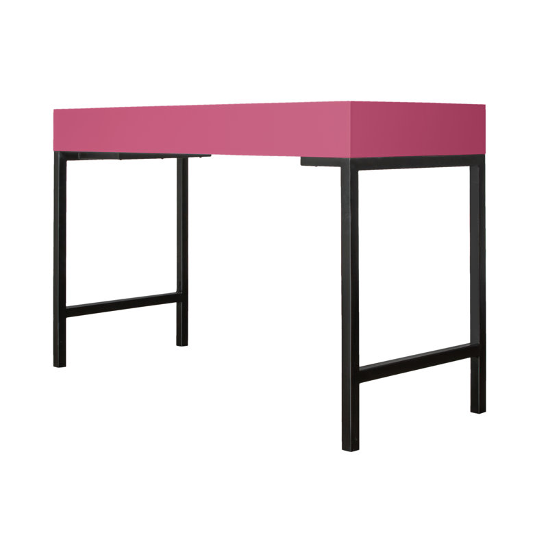 Maple Writing Desk, Hot Pink