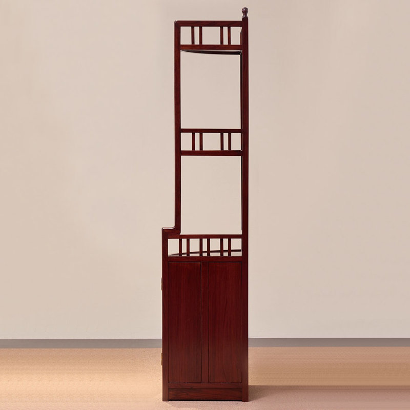 Armoire de coin en bois de noyer massif