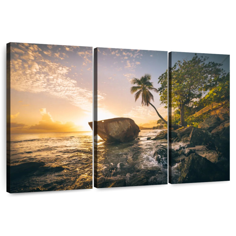Gillard Puerto Rico Vieques Beach, 42" H x 65" W