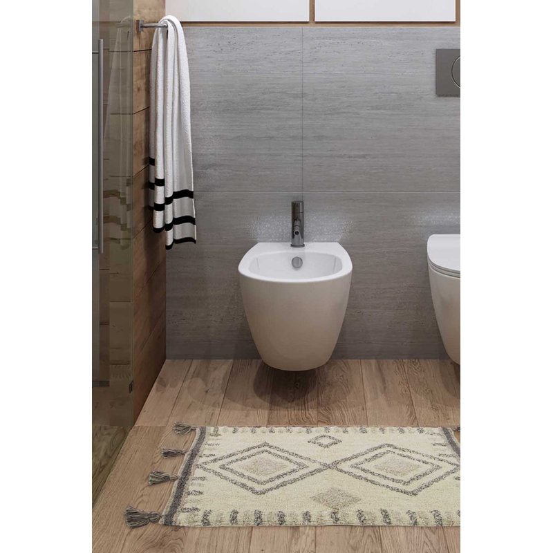 Tapis de bain Leona, Beige