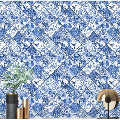 Peel & Stick Floral Roll