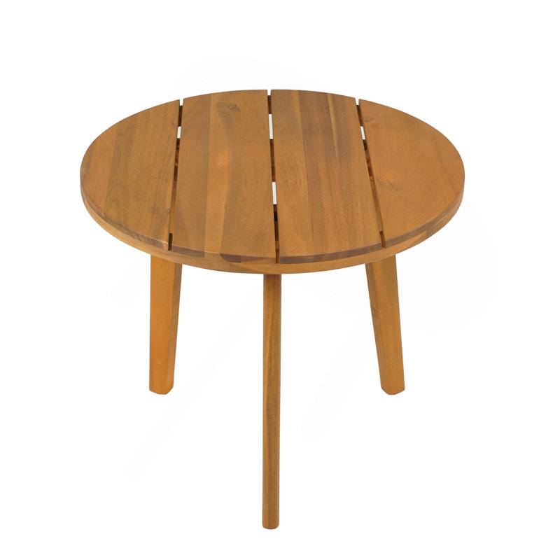 Table d'appoint ronde en acacia