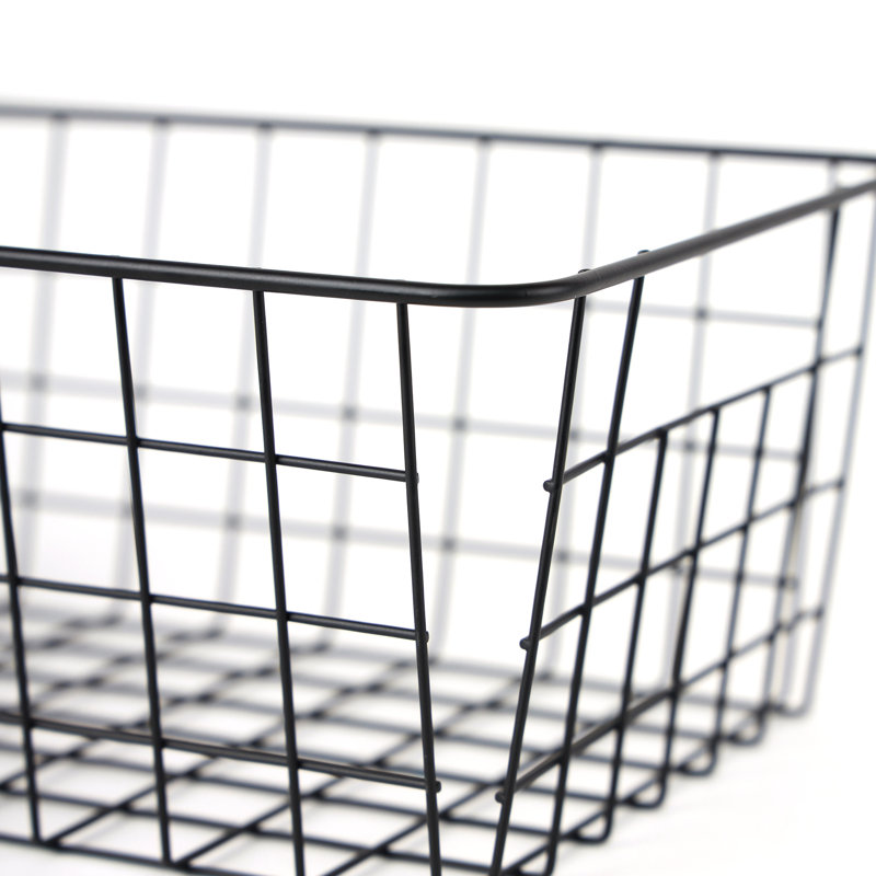 Métal / cube métallique, Noir, H 4,7 po x P 8,7 po x l 3,2 po