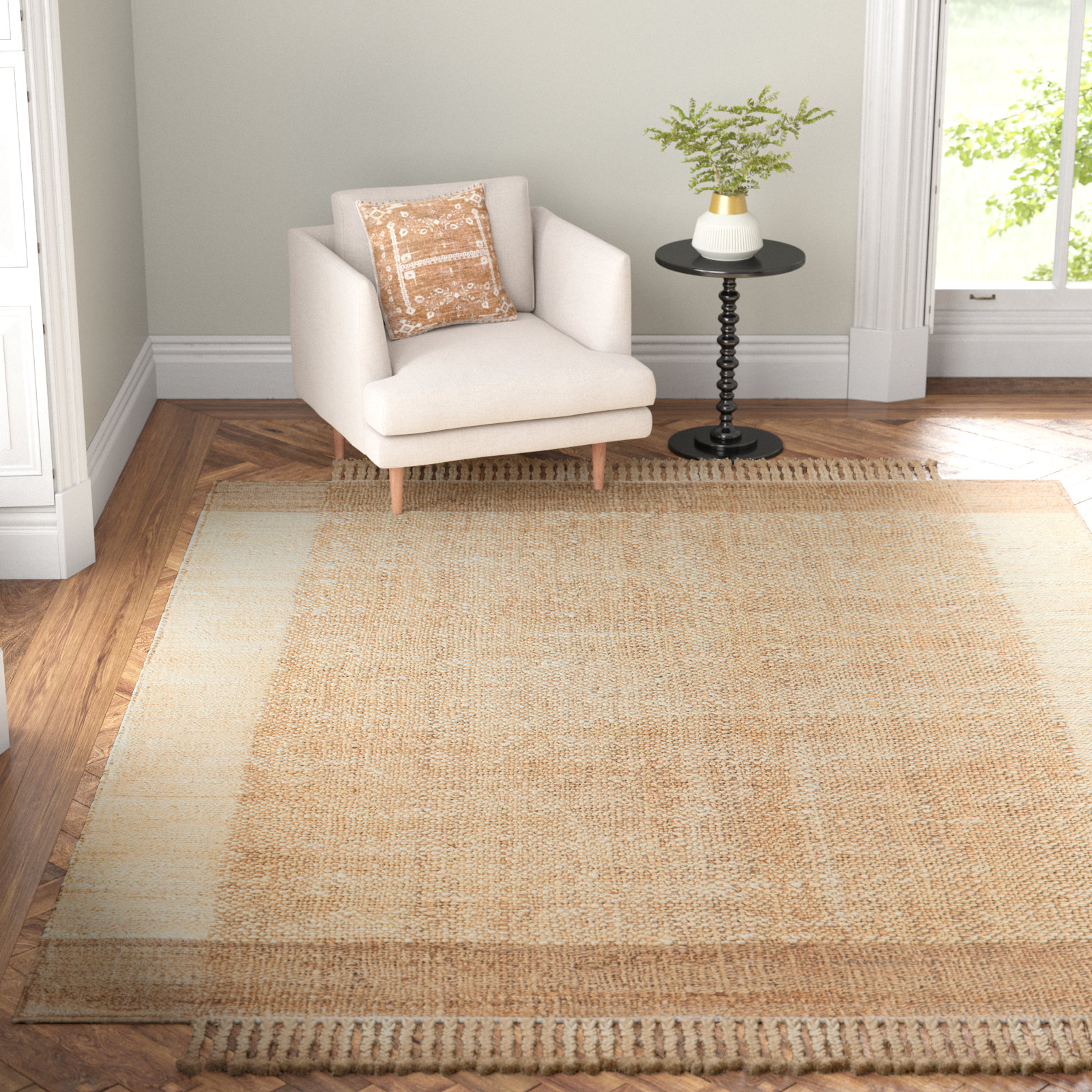 Roslyn Handmade Jute / Sisal Rug, Rectangle 8' x 10'