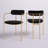 Bellatrix 18'' H Velvet Upholstered Metal Armchair-343536721