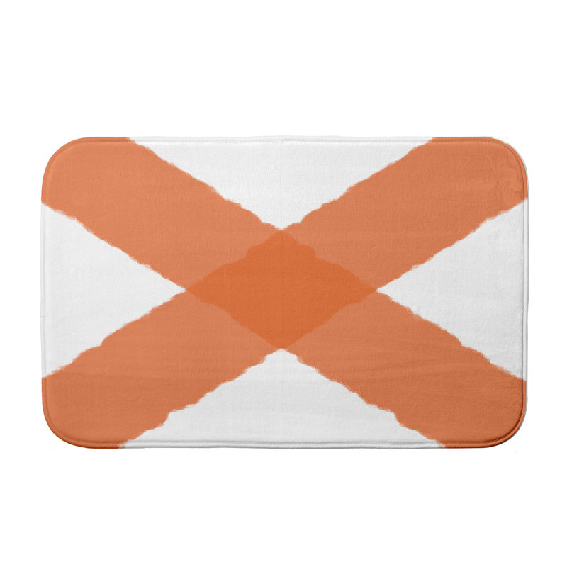 Tapis de bain Scarlett, l 34 po x L 21 po, Orange