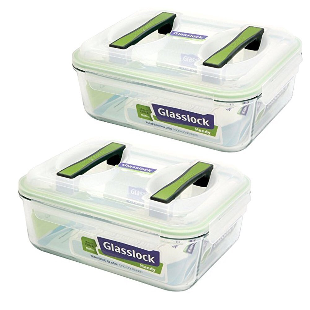  GLASSLOCK Vacuum seal food storage container Set of 2