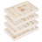Stackable Jewellery Trays Organizer For Drawer, 4 Set Of Jewellery Organizers And Display Case Storage, Velvet Drawer Inserts Organizer,Beige