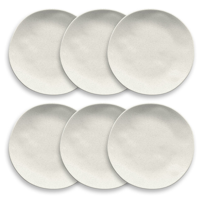 Rudmal Organic Wheat Straw Dinner Plate, Cream