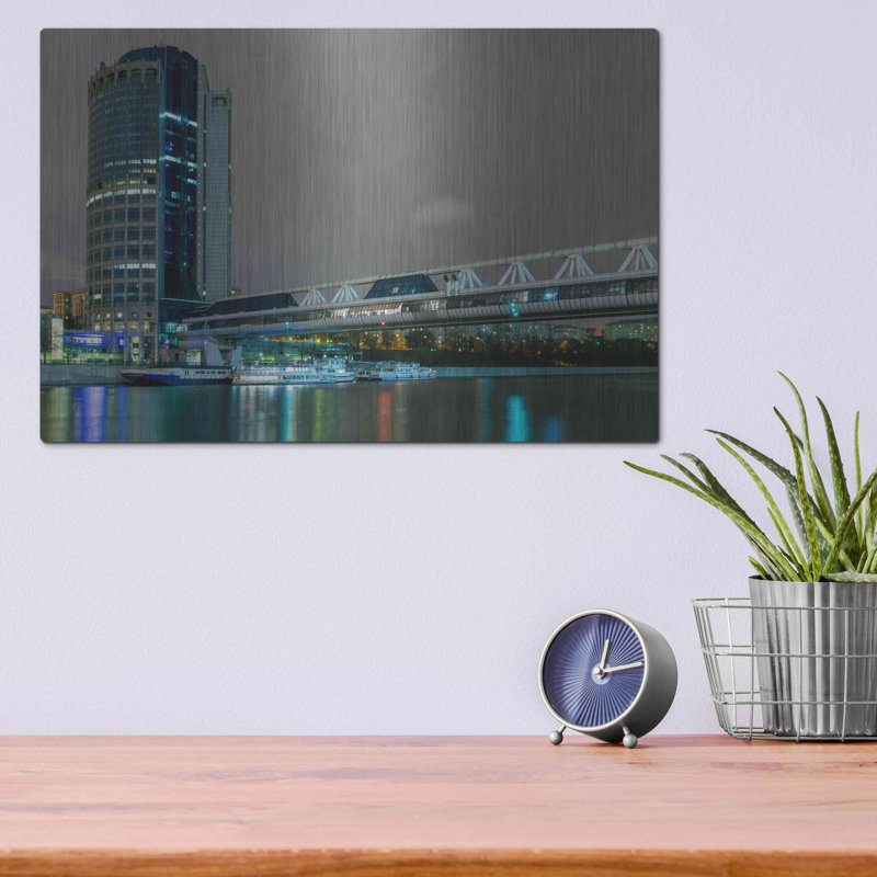 «Moscow Bargation Bridge» par AKG, H 12 po x l 16 po