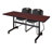 Nicklos Flip-Top Training Nesting Table, 2 Zeng Stack Chairs-32668092-32668101