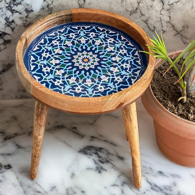 Handmade Elite Tray Top End Table