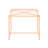 Jabreya Rectangular Iron Outdoor Side Table