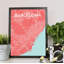 Barcelona City Map - No Frame Print-933474247