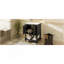 Meuble-lavabo de luxe moderne de 24 po avec lavabo en céramique, meuble de salle de bain avec tablette ouverte et rangement fermé-897825776